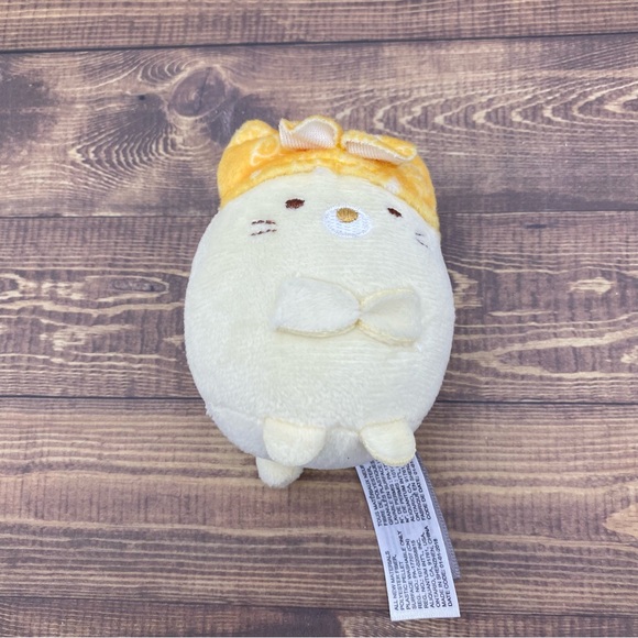 Sumikko Gurashi Neko Cat Plush Keychain Yellow 2 Inch Stuffed Toy 2018 Gifts - Picture 6 of 7